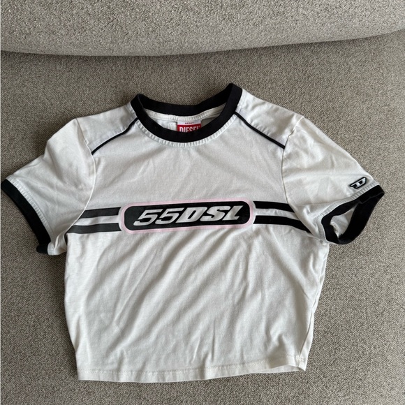 Diesel Tops - DIESEL CROP TOP TSHIRT SMALL